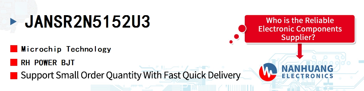 JANSR2N5152U3 Microchip RH POWER BJT
