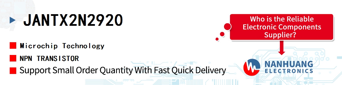 JANTX2N2920 Microchip NPN TRANSISTOR