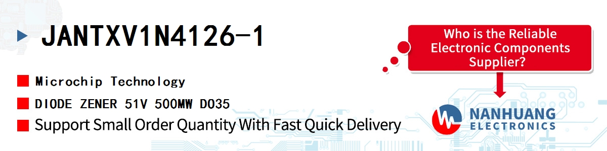 JANTXV1N4126-1 Microchip DIODE ZENER 51V 500MW DO35