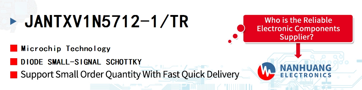 JANTXV1N5712-1/TR Microchip DIODE SMALL-SIGNAL SCHOTTKY