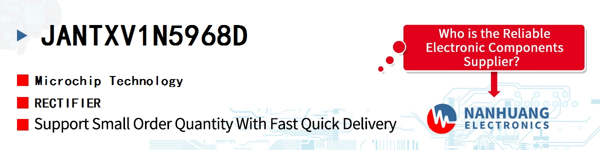 JANTXV1N5968D Microchip RECTIFIER