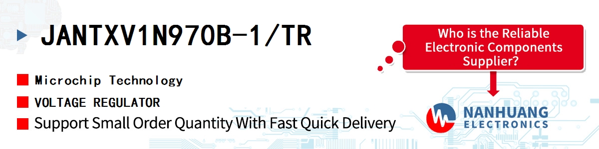 JANTXV1N970B-1/TR Microchip VOLTAGE REGULATOR