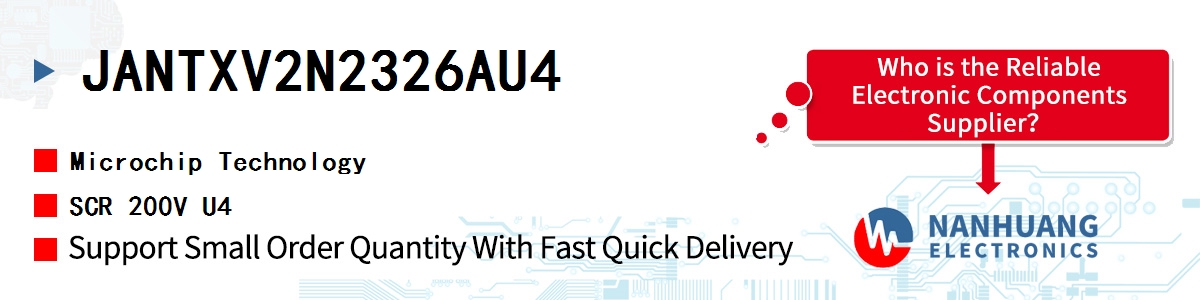 JANTXV2N2326AU4 Microchip SCR 200V U4