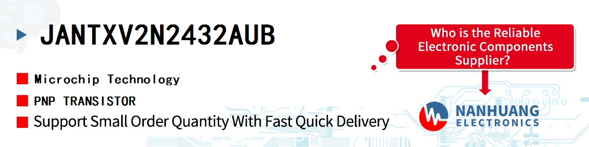 JANTXV2N2432AUB Microchip PNP TRANSISTOR