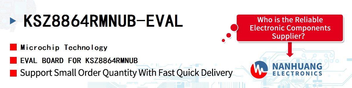 KSZ8864RMNUB-EVAL Microchip EVAL BOARD FOR KSZ8864RMNUB