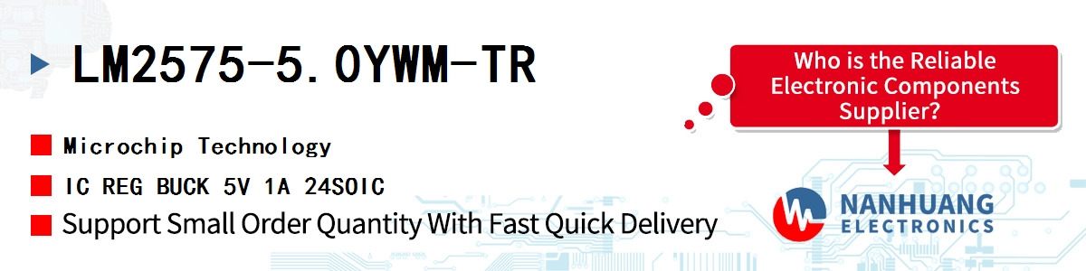 LM2575-5.0YWM-TR Microchip IC REG BUCK 5V 1A 24SOIC