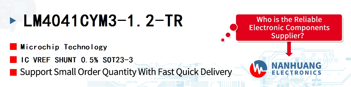 LM4041CYM3-1.2-TR Microchip IC VREF SHUNT 0.5% SOT23-3