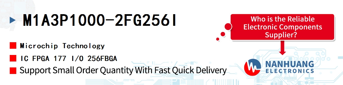 M1A3P1000-2FG256I Microchip IC FPGA 177 I/O 256FBGA