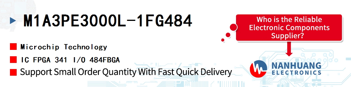 M1A3PE3000L-1FG484 Microchip IC FPGA 341 I/O 484FBGA