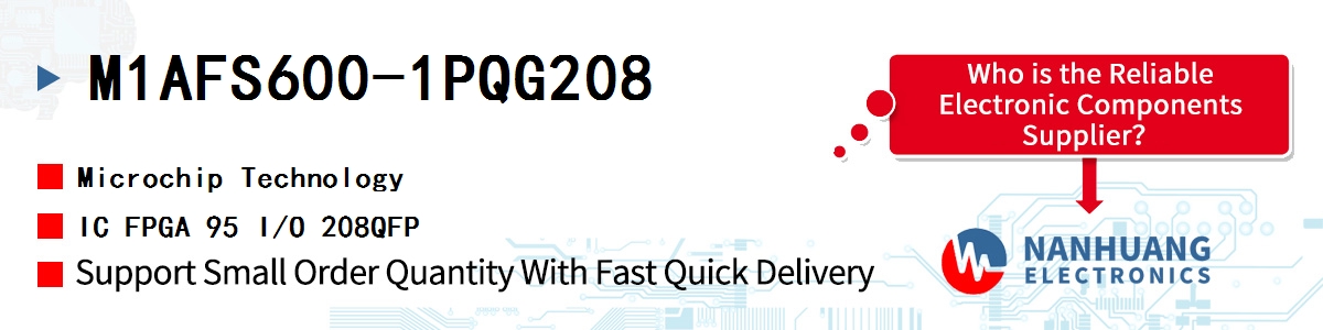 M1AFS600-1PQG208 Microchip IC FPGA 95 I/O 208QFP