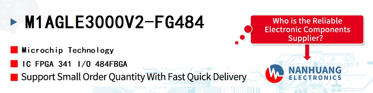 M1AGLE3000V2-FG484 Microchip IC FPGA 341 I/O 484FBGA