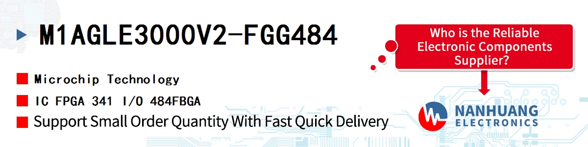 M1AGLE3000V2-FGG484 Microchip IC FPGA 341 I/O 484FBGA