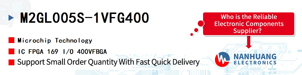 M2GL005S-1VFG400 Microchip IC FPGA 169 I/O 400VFBGA