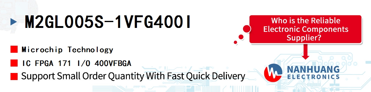 M2GL005S-1VFG400I Microchip IC FPGA 171 I/O 400VFBGA