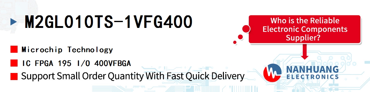 M2GL010TS-1VFG400 Microchip IC FPGA 195 I/O 400VFBGA