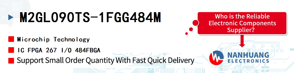 M2GL090TS-1FGG484M Microchip IC FPGA 267 I/O 484FBGA