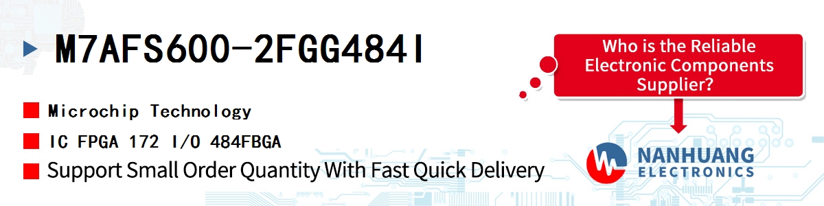 M7AFS600-2FGG484I Microchip IC FPGA 172 I/O 484FBGA