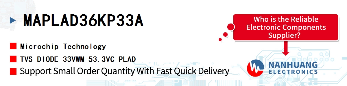 MAPLAD36KP33A Microchip TVS DIODE 33VWM 53.3VC PLAD