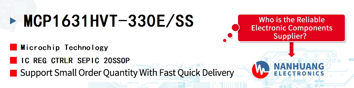 MCP1631HVT-330E/SS Microchip IC REG CTRLR SEPIC 20SSOP