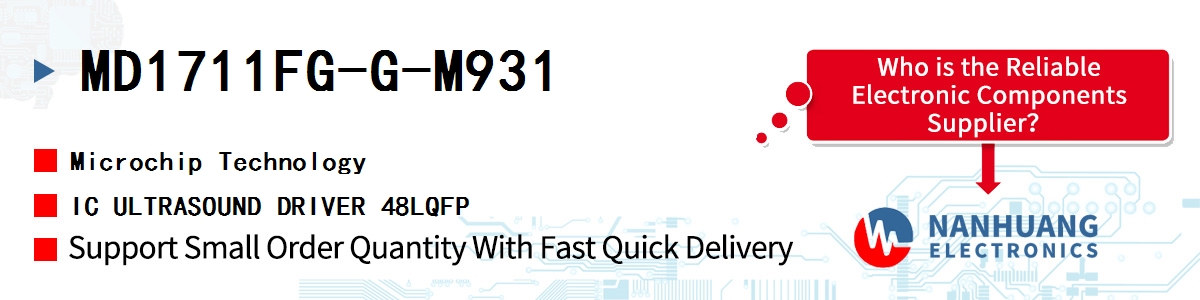 MD1711FG-G-M931 Microchip IC ULTRASOUND DRIVER 48LQFP