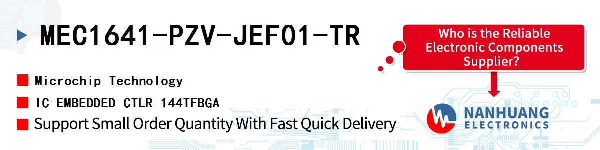 MEC1641-PZV-JEF01-TR Microchip IC EMBEDDED CTLR 144TFBGA