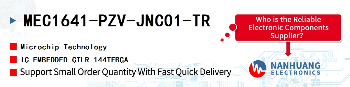 MEC1641-PZV-JNC01-TR Microchip IC EMBEDDED CTLR 144TFBGA