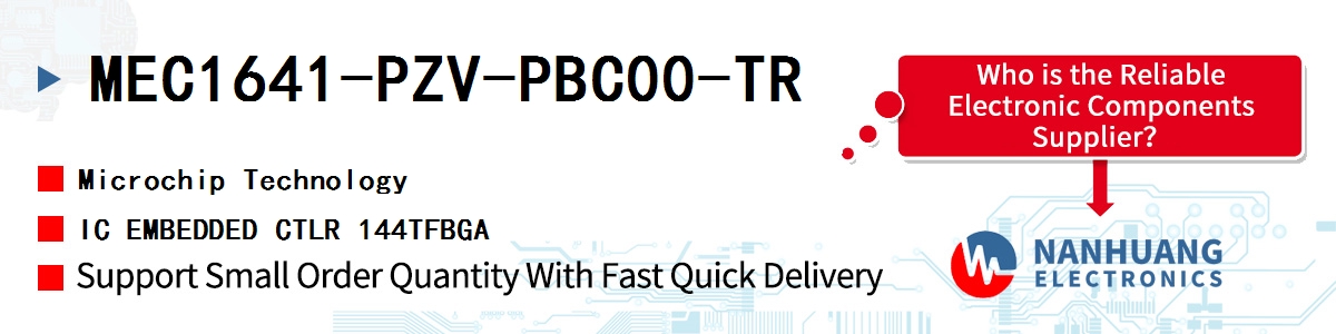 MEC1641-PZV-PBC00-TR Microchip IC EMBEDDED CTLR 144TFBGA