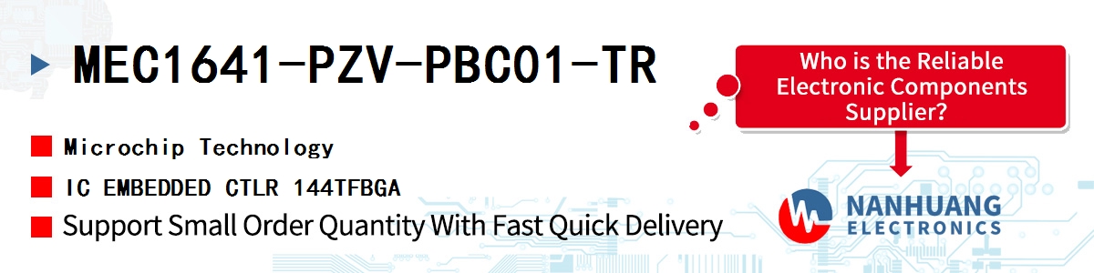 MEC1641-PZV-PBC01-TR Microchip IC EMBEDDED CTLR 144TFBGA