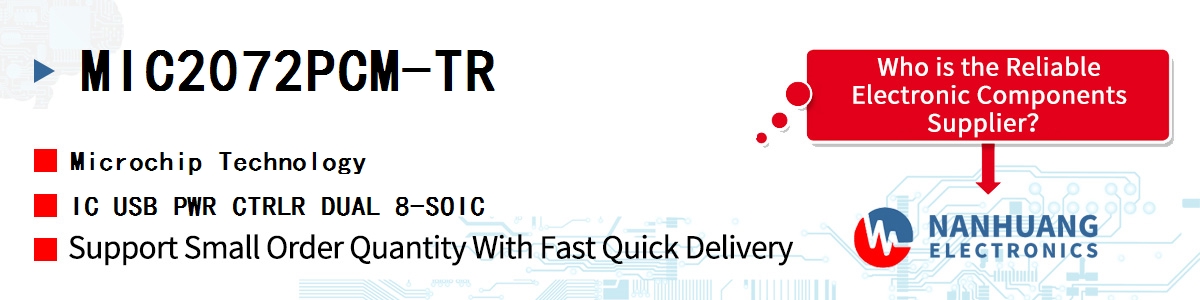MIC2072PCM-TR Microchip IC USB PWR CTRLR DUAL 8-SOIC