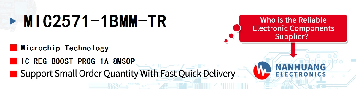 MIC2571-1BMM-TR Microchip IC REG BOOST PROG 1A 8MSOP