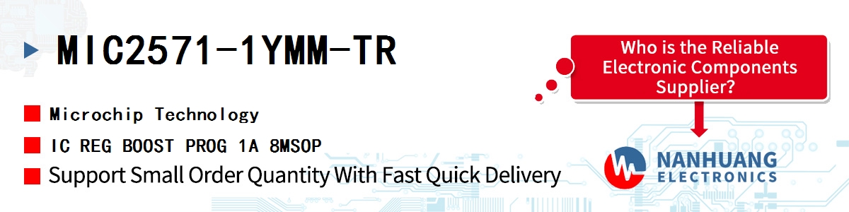 MIC2571-1YMM-TR Microchip IC REG BOOST PROG 1A 8MSOP