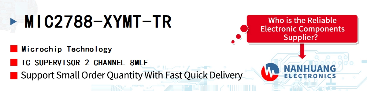 MIC2788-XYMT-TR Microchip IC SUPERVISOR 2 CHANNEL 8MLF