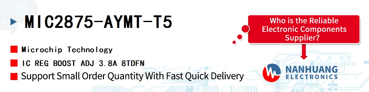 MIC2875-AYMT-T5 Microchip IC REG BOOST ADJ 3.8A 8TDFN