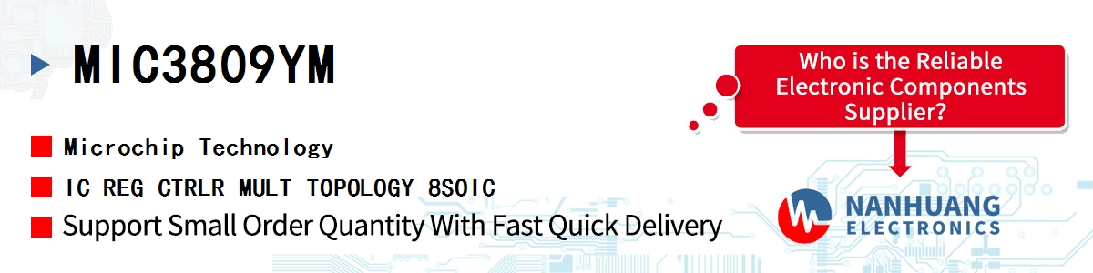 MIC3809YM Microchip IC REG CTRLR MULT TOPOLOGY 8SOIC