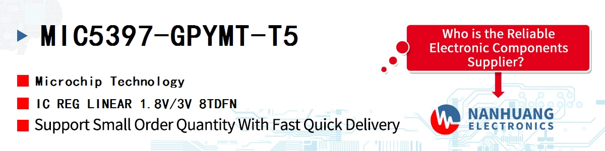 MIC5397-GPYMT-T5 Microchip IC REG LINEAR 1.8V/3V 8TDFN