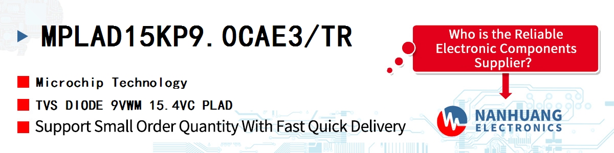 MPLAD15KP90CAE3/TR Microchip TVS DIODE 90VWM 146VC PLAD
