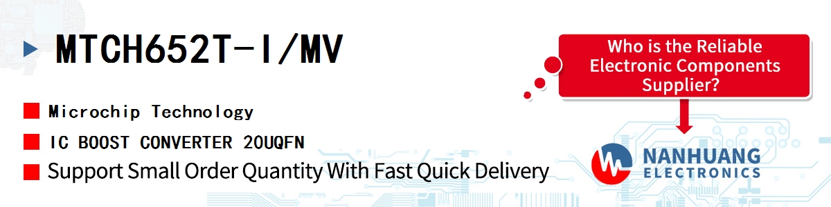 MTCH652T-I/MV Microchip IC BOOST CONVERTER 20UQFN