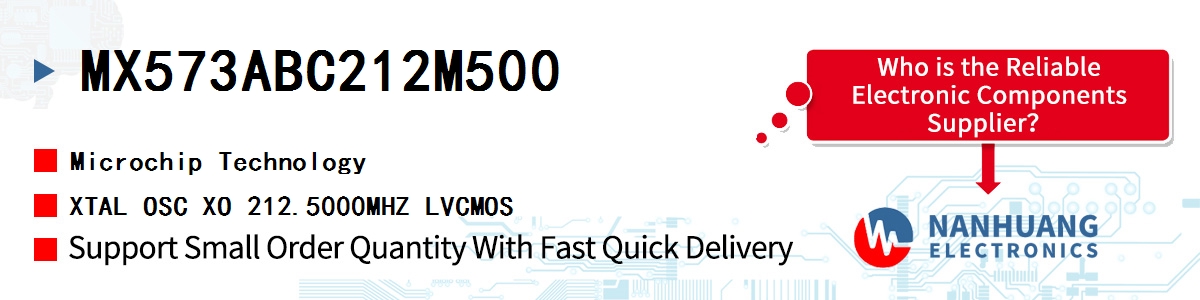 MX573ABC212M500 Microchip XTAL OSC XO 212.5000MHZ LVCMOS