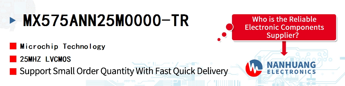MX575ANN25M0000-TR Microchip 25MHZ LVCMOS