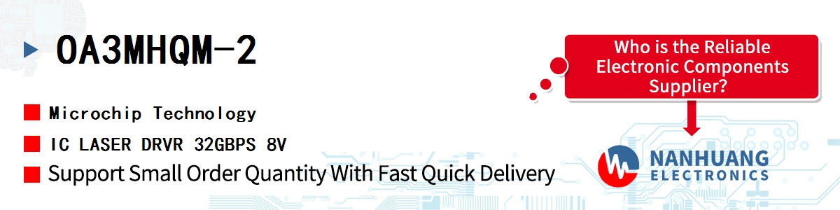 OA3MHQM-2 Microchip IC LASER DRVR 32GBPS 8V