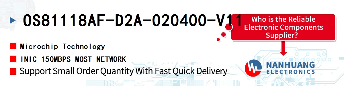 OS81118AF-D2A-020400-V11 Microchip INIC 150MBPS MOST NETWORK