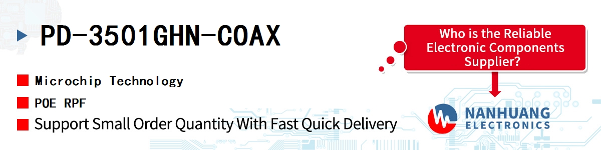PD-3501GHN-COAX Microchip POE RPF