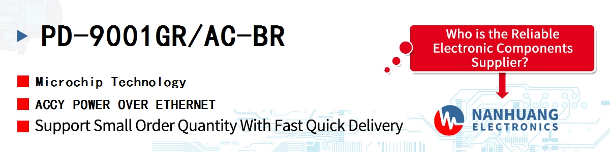 PD-9001GR/AC-BR Microchip ACCY POWER OVER ETHERNET
