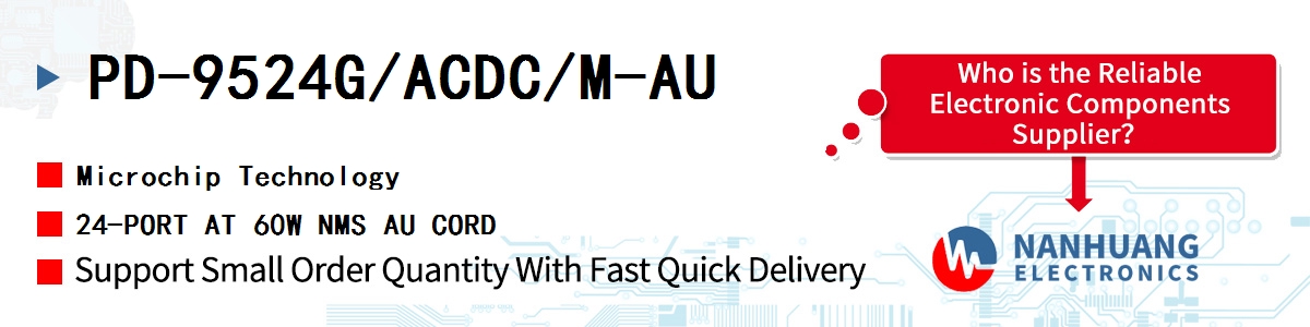 PD-9524G/ACDC/M-AU Microchip 24-PORT AT 60W NMS AU CORD