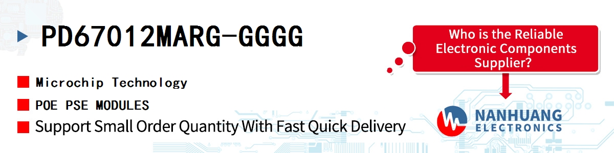 PD67012MARG-GGGG Microchip POE PSE MODULES