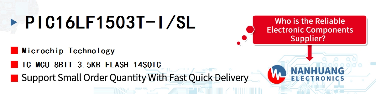 PIC16LF1503T-I/SL Microchip IC MCU 8BIT 3.5KB FLASH 14SOIC