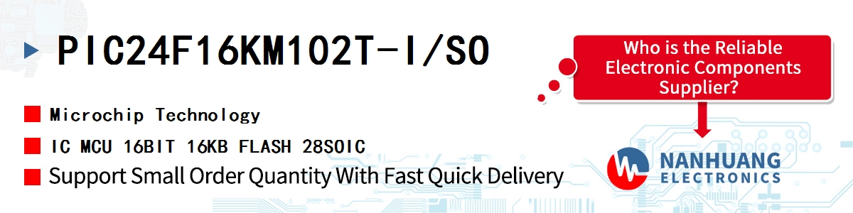 PIC24F16KM102T-I/SO Microchip IC MCU 16BIT 16KB FLASH 28SOIC