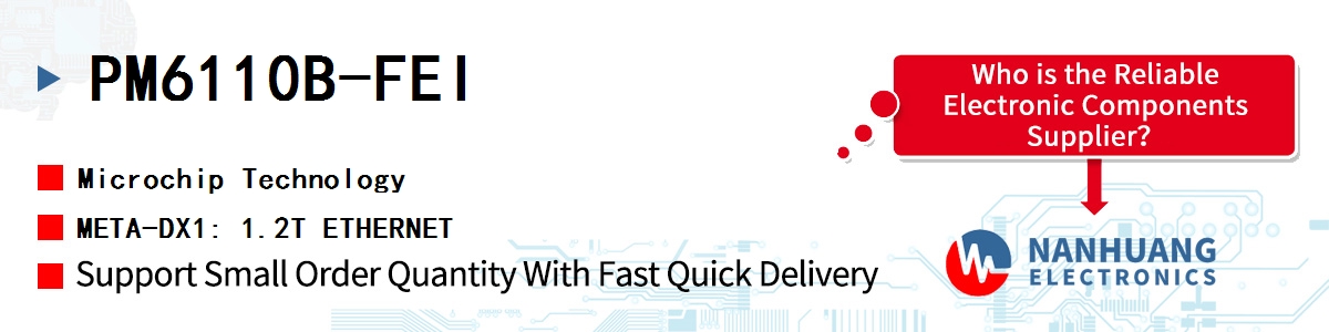 PM6110B-FEI Microchip META-DX1: 1.2T ETHERNET