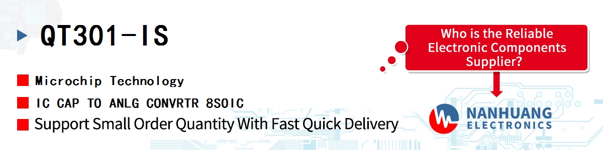 QT301-IS Microchip IC CAP TO ANLG CONVRTR 8SOIC