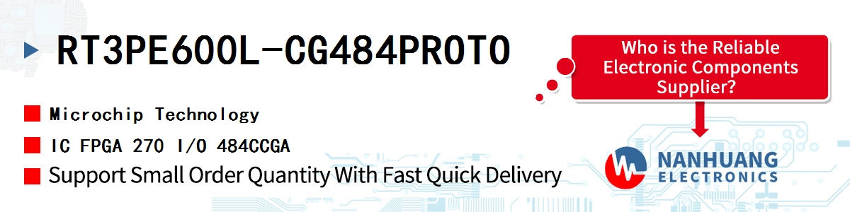 RT3PE600L-CG484PROTO Microchip IC FPGA 270 I/O 484CCGA